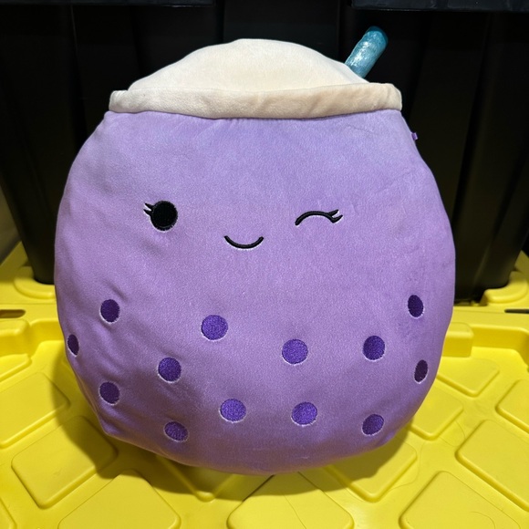 Squishmallows Poplina the Purple Boba Tea Plush Stuffed Animal Soft Toy 13" - Picture 1 of 10
